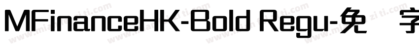 MFinanceHK-Bold Regu字体转换